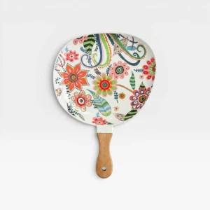 25cm Flower Print Plate/Light Handle