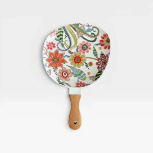 20cm Flower Print Plate/Light Handle