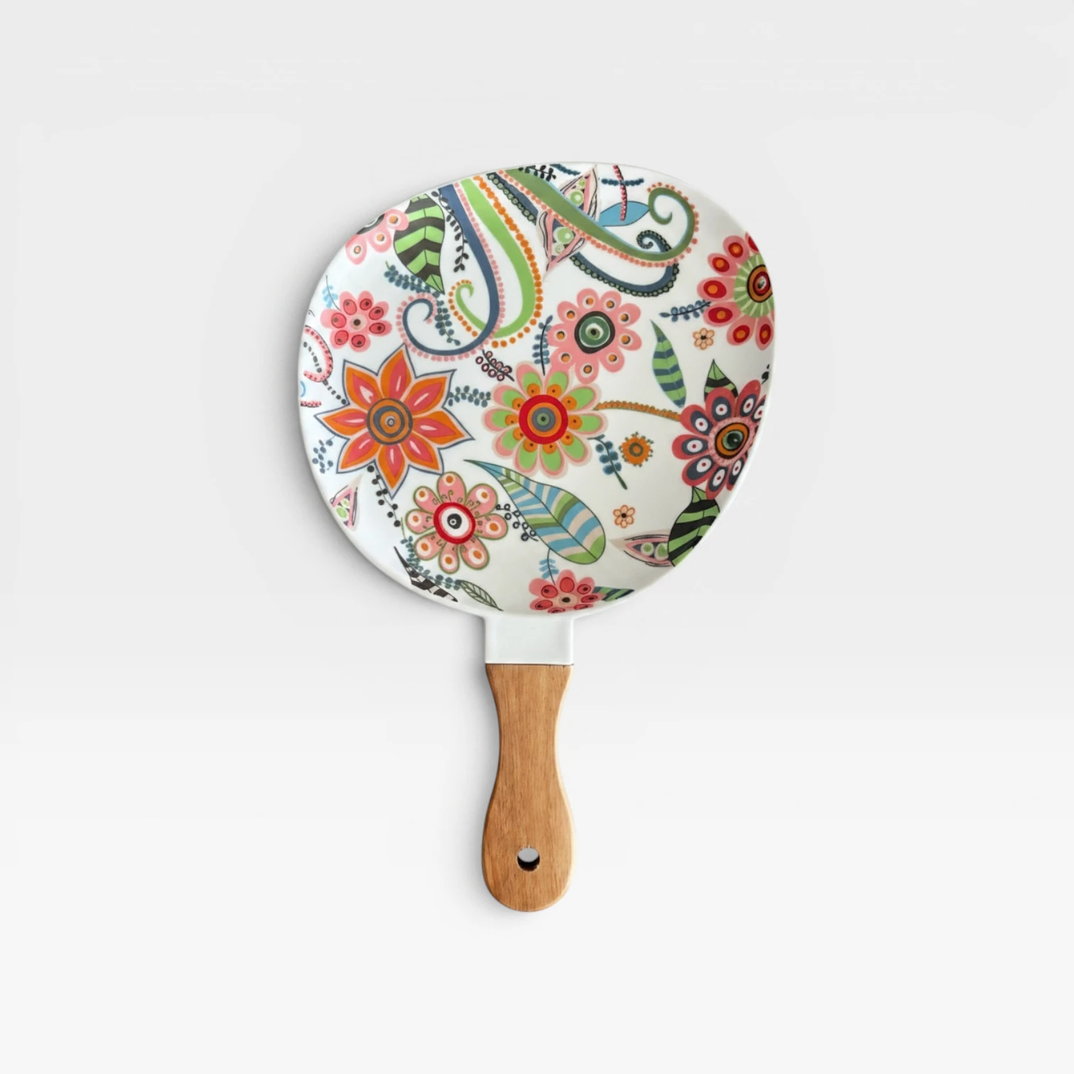 20cm Flower Print Plate/Light Handle
