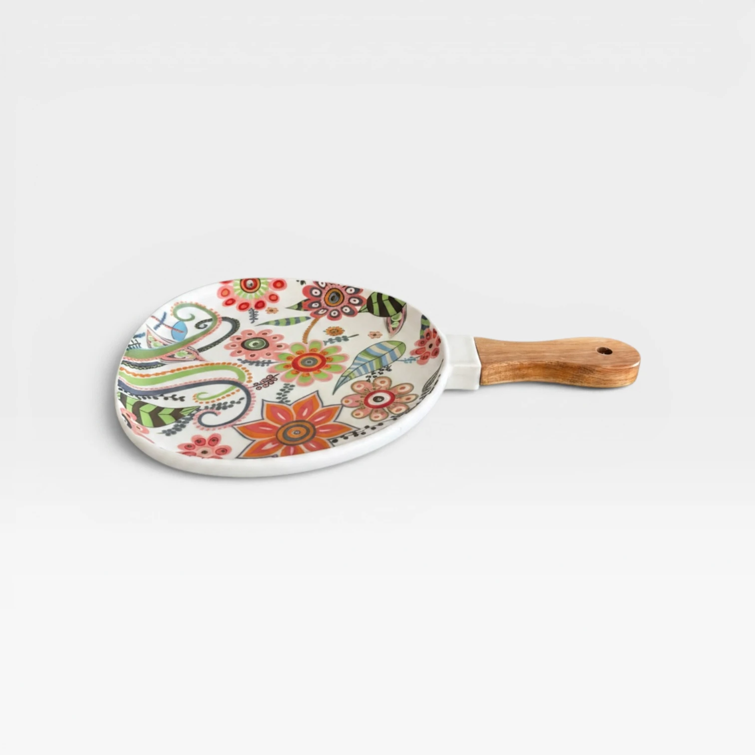 20cm Flower Print Plate/Light Handle - Image 2
